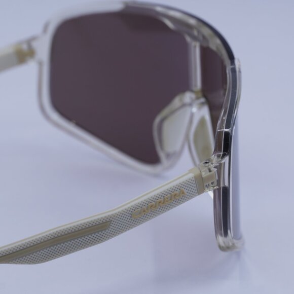 Carrera CARRERA 4017/S 02T3 0J Sunglasses Beige Shield Frame, Rose Gold Lenses - Picture 6 of 11